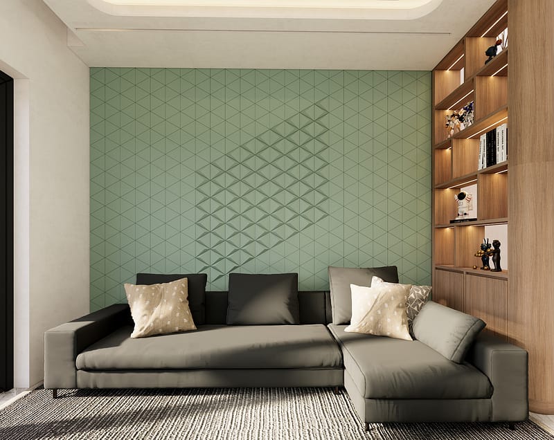 Prism wall panel for modern interiors by The Concrete Space